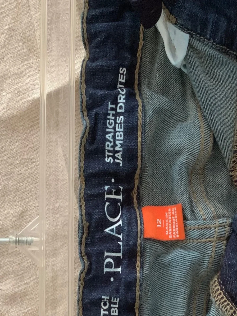Children’s Place Boys Stretch Extensible Straight Jambes Droites Jeans 12